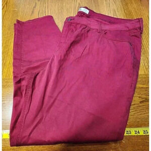 Old Navy Red Rockstar Super Skinny Hi Rise Plus Size 26